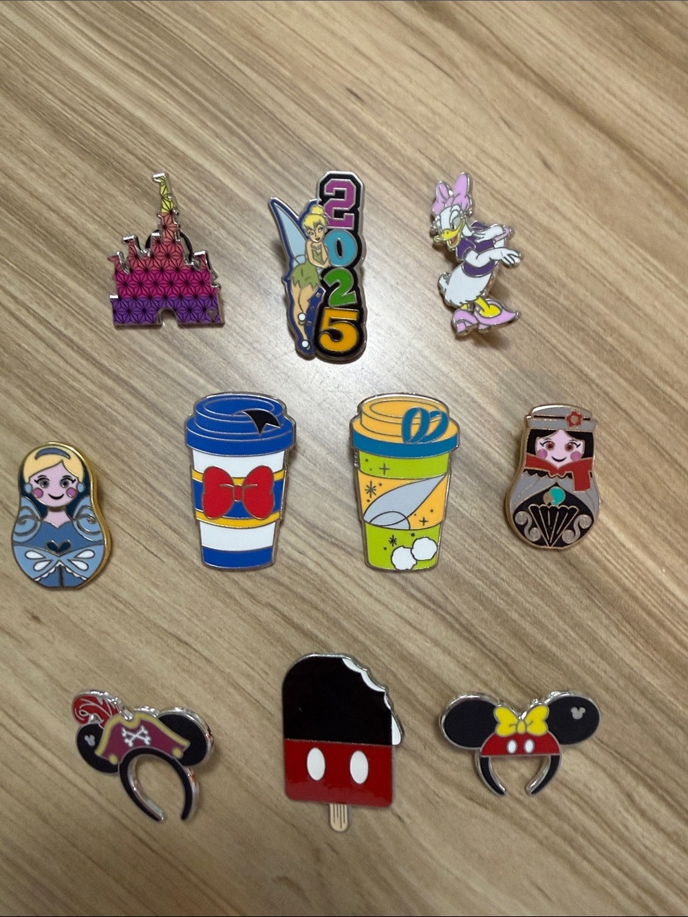 Disney Trading Pins.  Pack of 10 pins.